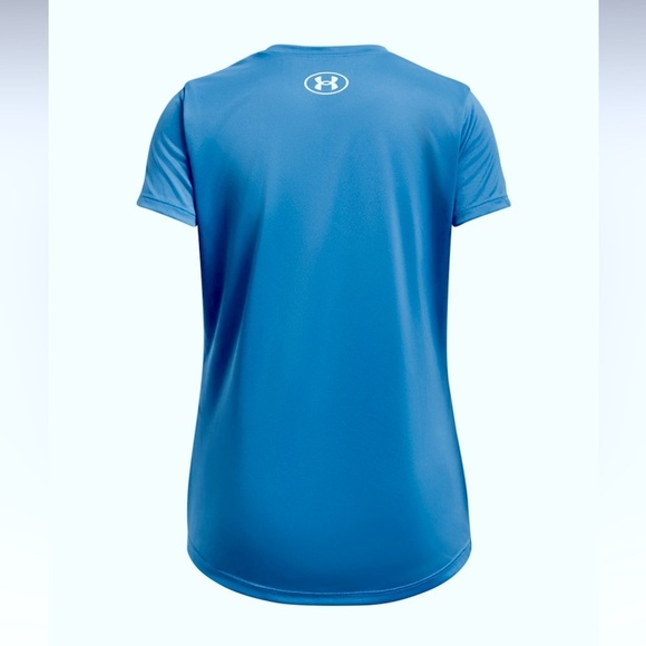 NWT UNDER ARMOUR Girls' UA Tech™ Big Logo Short Sleeve - Picture 2 of 9